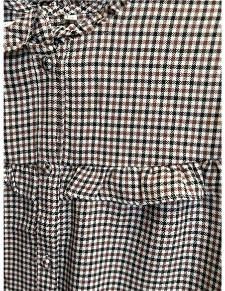 Camisa vichy volantes