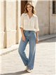 Blusa estrellas bolsillos