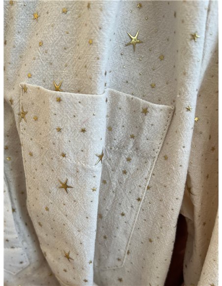 Blusa estrellas bolsillos