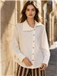 Camisa amplia botonadura lateral