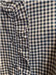 Camicia a quadretti con volant centrale