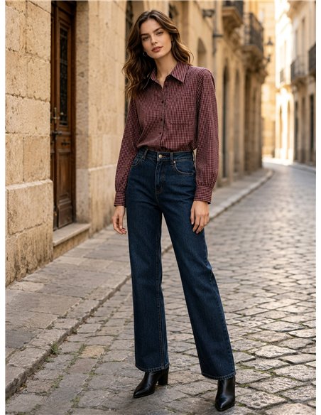 Camisa cuadros bolsillo
