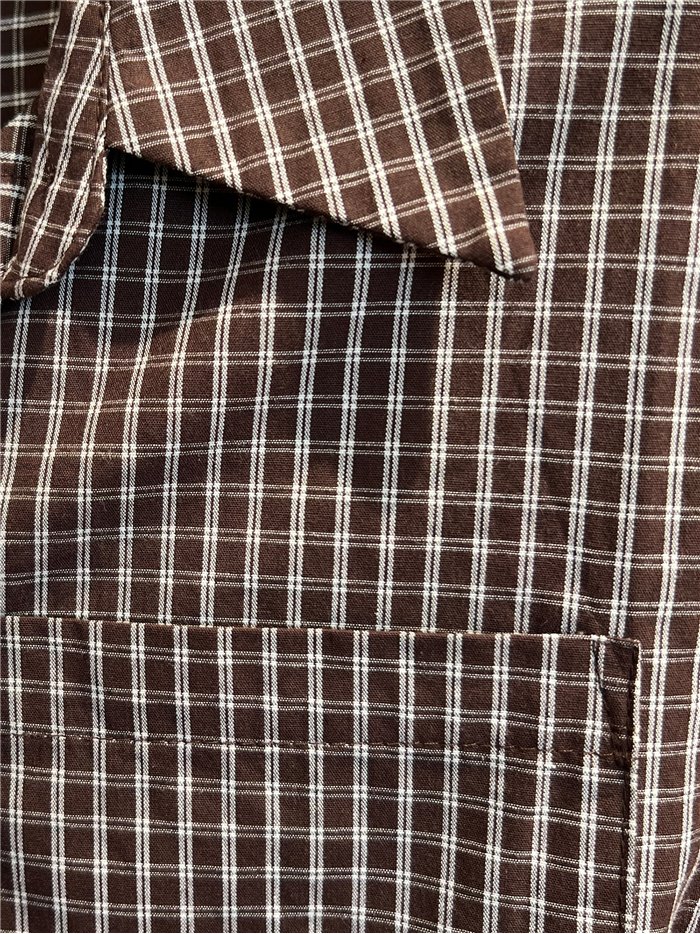 Camisa cuadros bolsillo