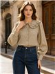 Camisa cuadros cuello bobo