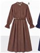 Vestido camisero lunares puntilla