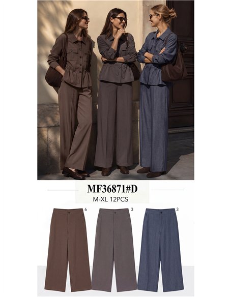 Pantalón wide leg