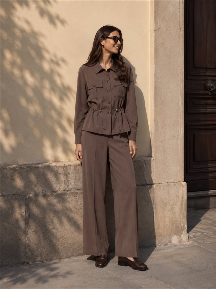 Pantalón wide leg