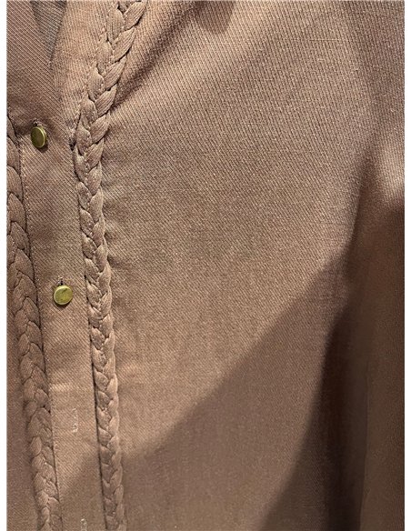 Camisa fluida pasamanería