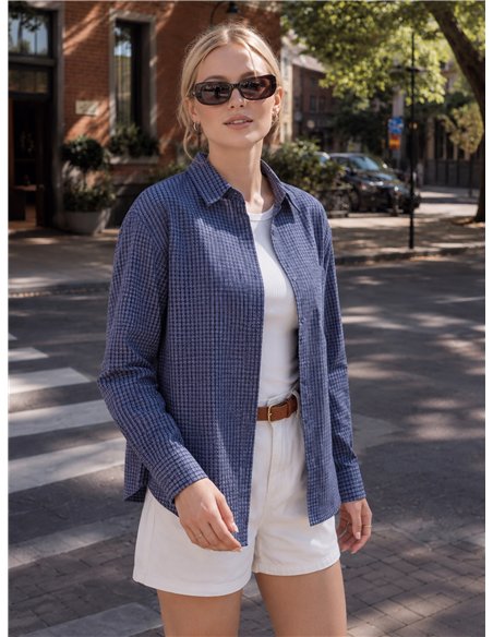 Camisa vichy de algodón