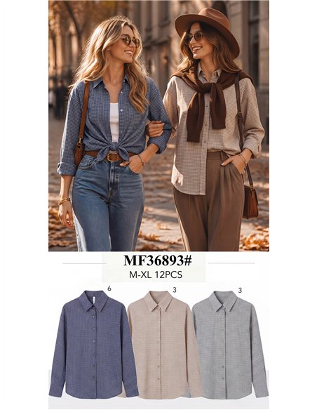 Camisa vichy de algodón