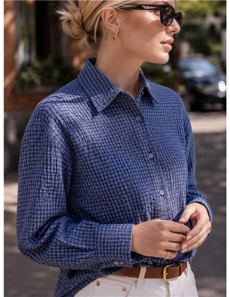 Camisa vichy de algodón