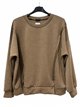 Blusa talla grande lisa con costuras
