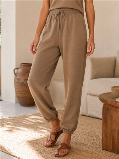 Pantalón jogger liso