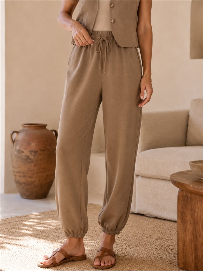 Pantalón jogger liso