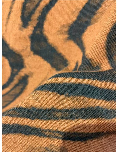 Jersey soft estampado animal talla grande