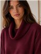 Jersey cuello vuelto básico talla grande
