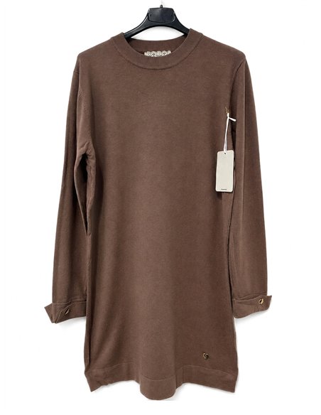 Jersey largo manga botones