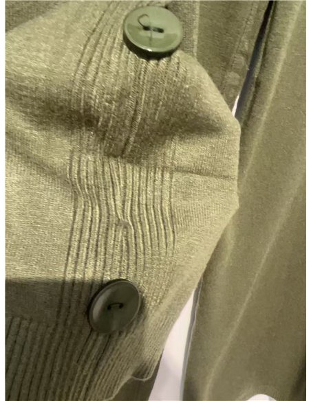Conjunto jersey amplio punto con bolsillos y pantalón