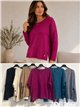 Jersey botones laterales talla grande