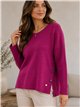 Jersey botones laterales talla grande