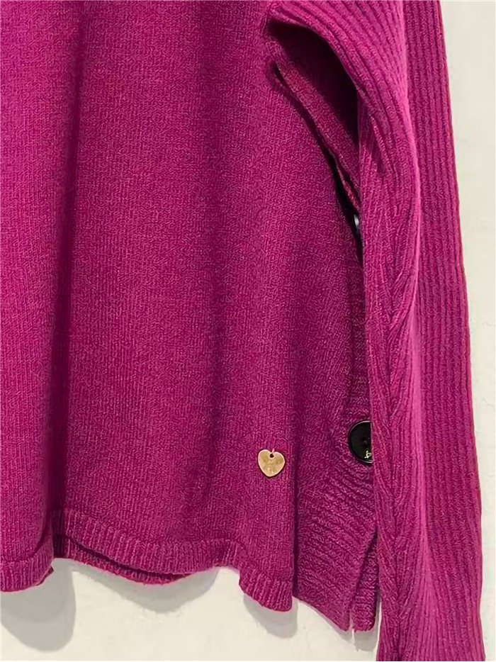 Jersey botones laterales talla grande