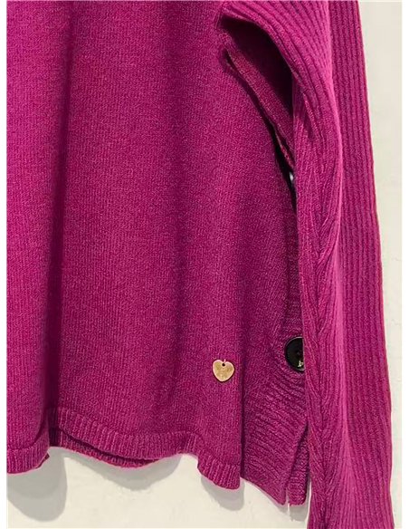 Jersey botones laterales talla grande