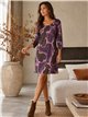 Vestido lycra amplio degradado