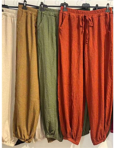 Pantalón jogger textura relieve