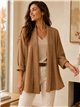 Blazer testurizzato taglie forti