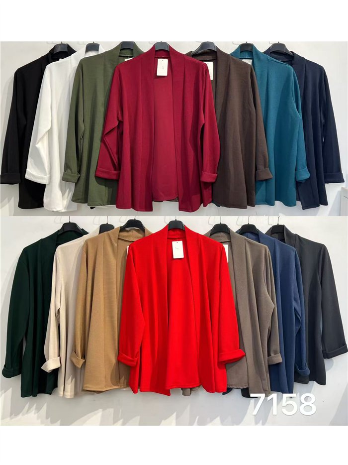 Blazer testurizzato taglie forti