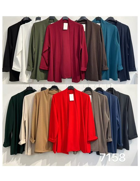 Blazer testurizzato taglie forti