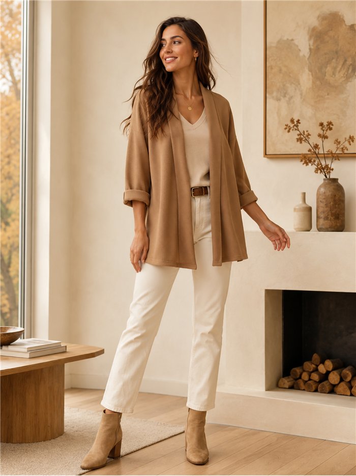 Blazer testurizzato taglie forti