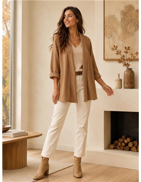 Blazer testurizzato taglie forti