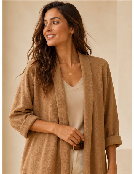 Blazer testurizzato taglie forti