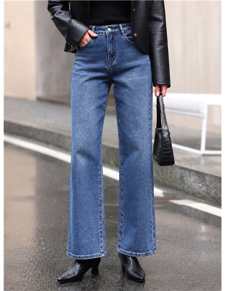 Jeans wide leg clásicos