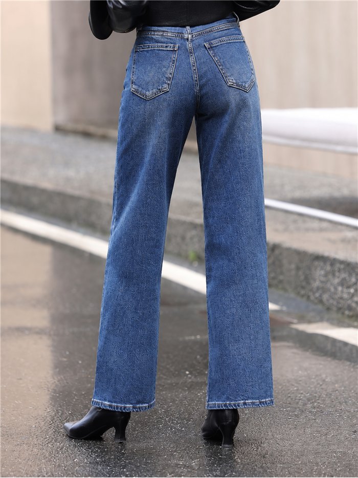 Jeans wide leg clásicos