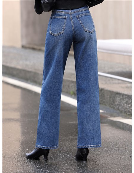 Jeans wide leg clásicos