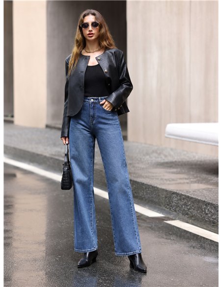 Jeans wide leg clásicos