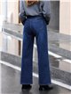 Jeans wide leg azul