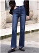 Jeans rectos azul oscuro
