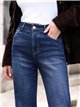 Jeans rectos azul oscuro