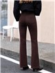 Jeans flare color chocolate