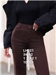 Jeans flare color chocolate