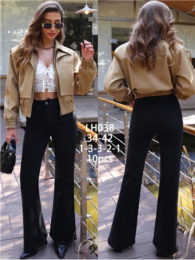 Jeans flare negros 2
