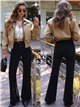 Jeans flare negros