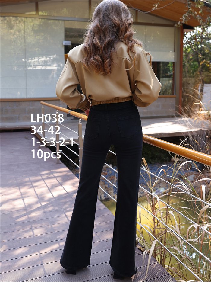Jeans flare negros