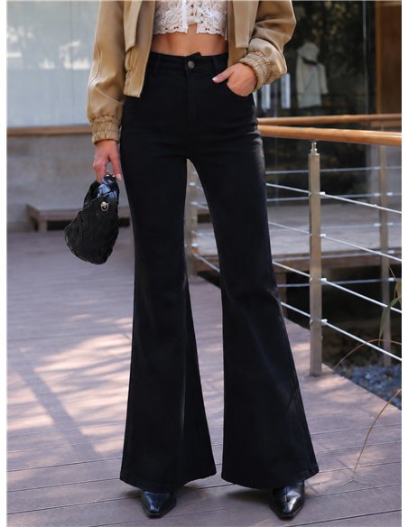 Jeans flare negros