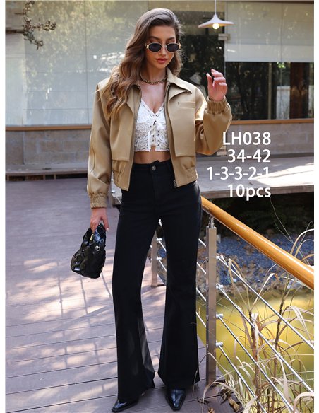 Jeans flare negros