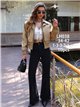 Jeans flare negros