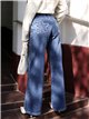 Jeans wide leg bolsillos estrella